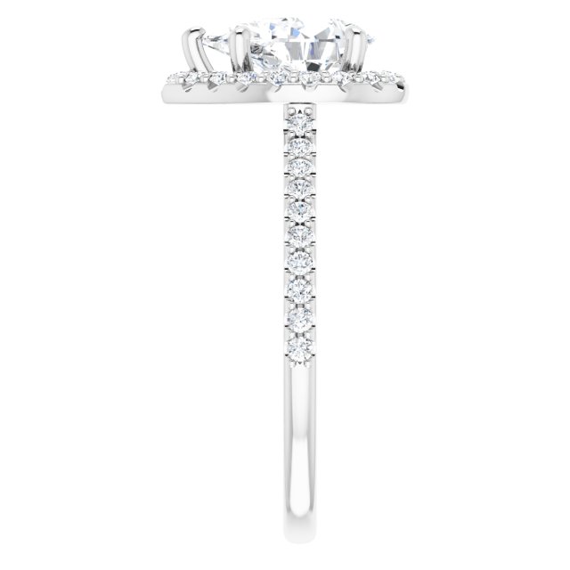 Halo-Style Engagement Ring