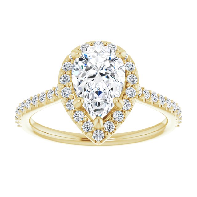 Halo-Style Engagement Ring