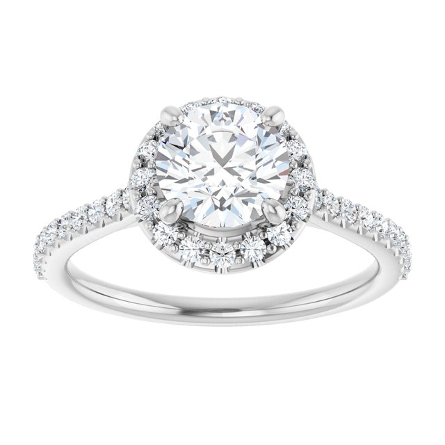 Halo-Style Engagement Ring