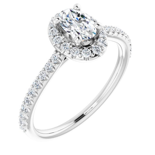 Halo-Style Engagement Ring