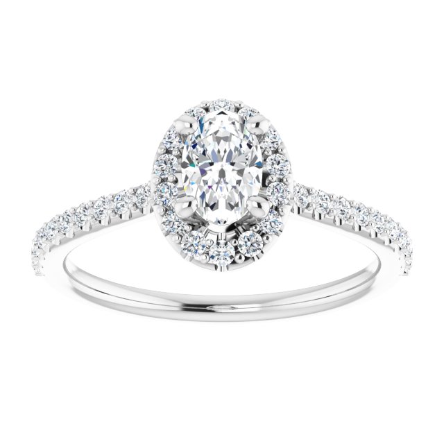 Halo-Style Engagement Ring