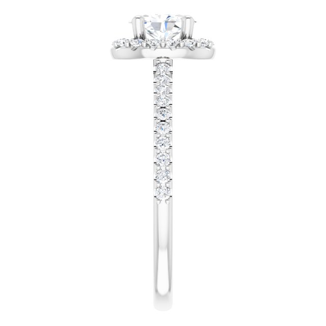 Halo-Style Engagement Ring