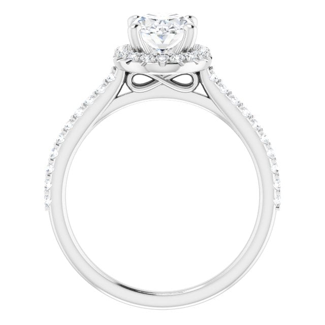 Halo-Style Engagement Ring