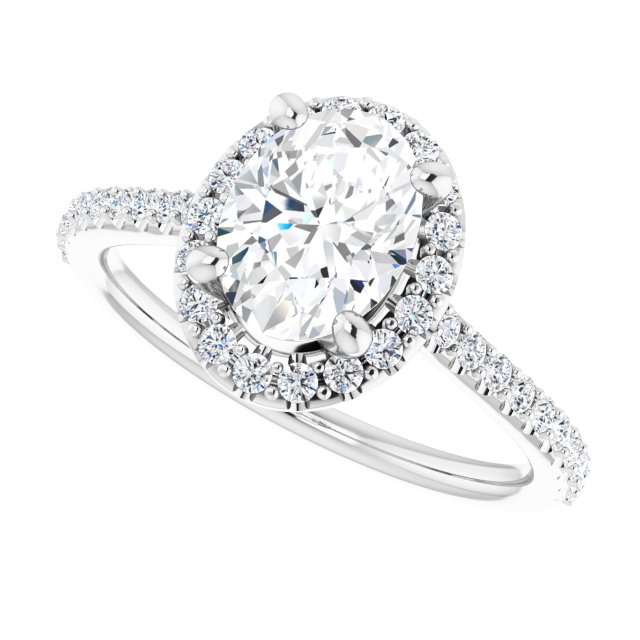 Halo-Style Engagement Ring