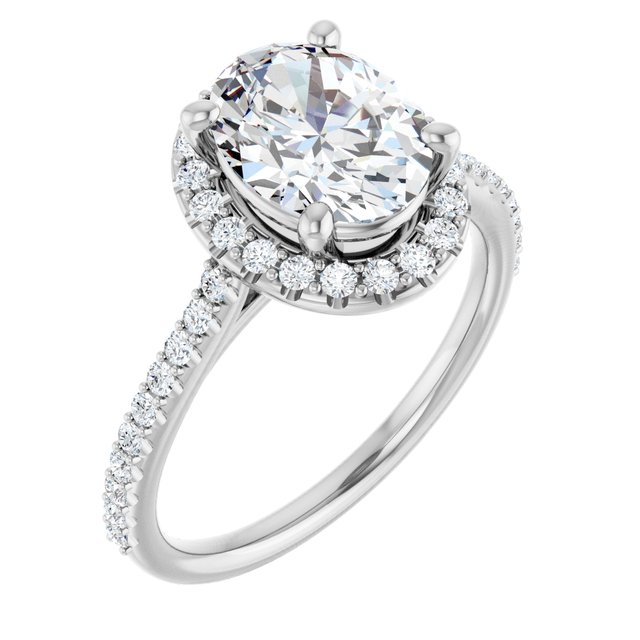 Halo-Style Engagement Ring