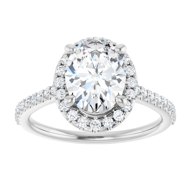 Halo-Style Engagement Ring