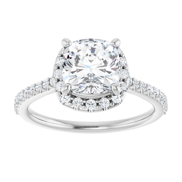 Halo-Style Engagement Ring