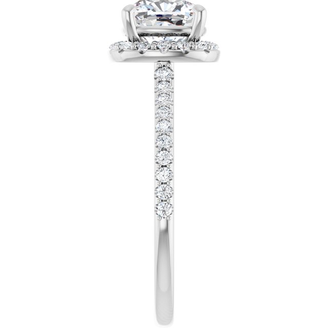 Halo-Style Engagement Ring