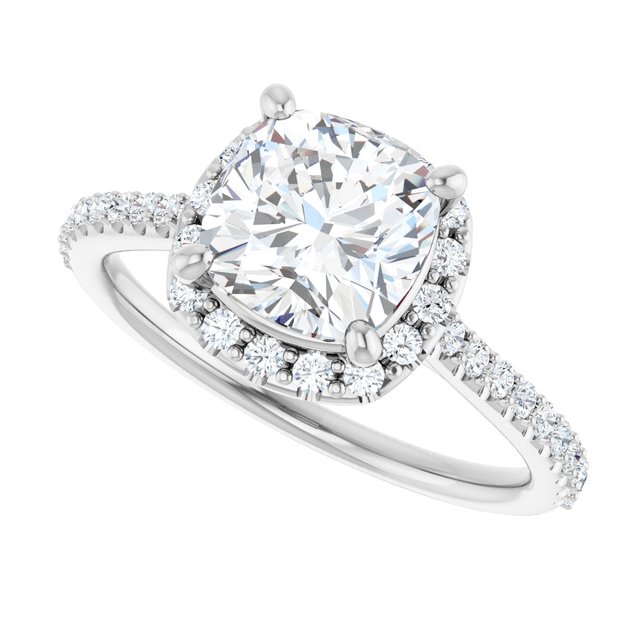 Halo-Style Engagement Ring