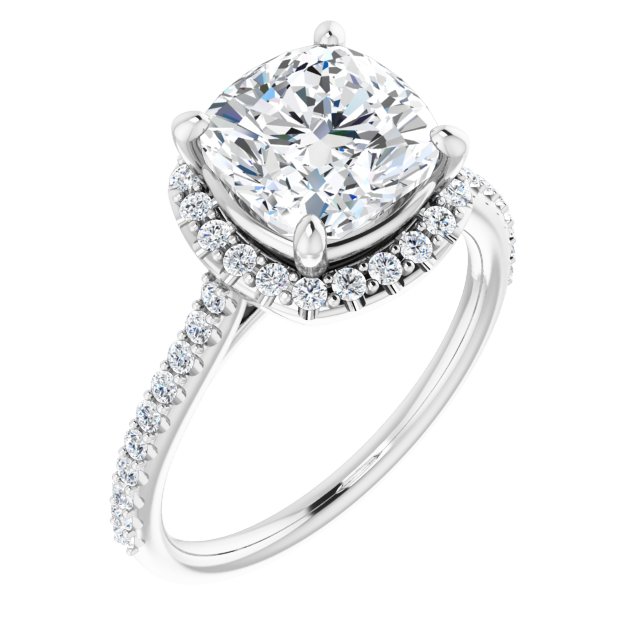 Halo-Style Engagement Ring