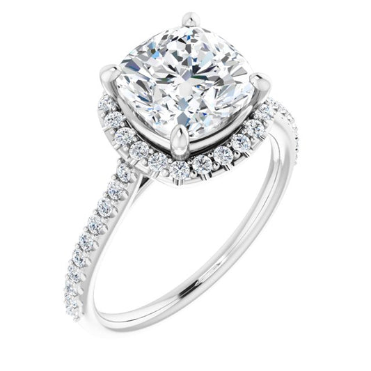 Halo-Style Engagement Ring