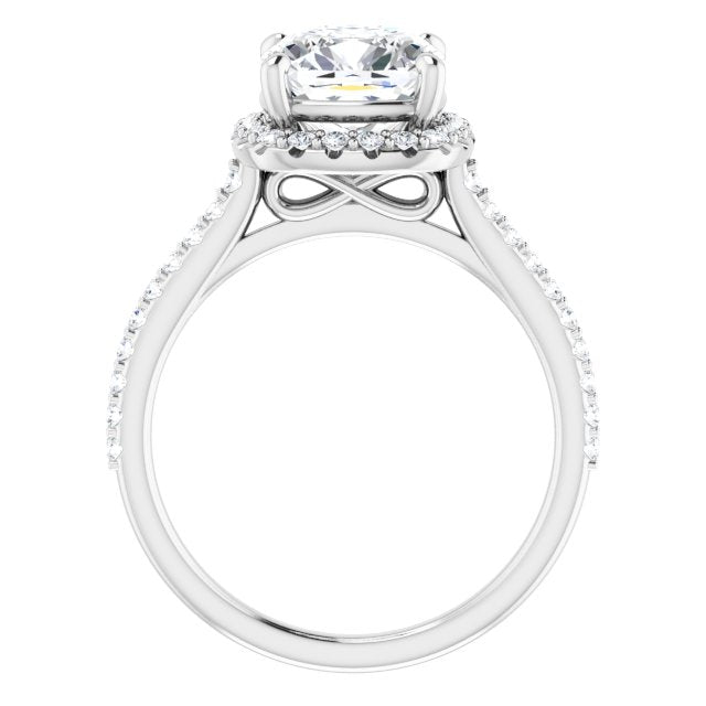 Halo-Style Engagement Ring
