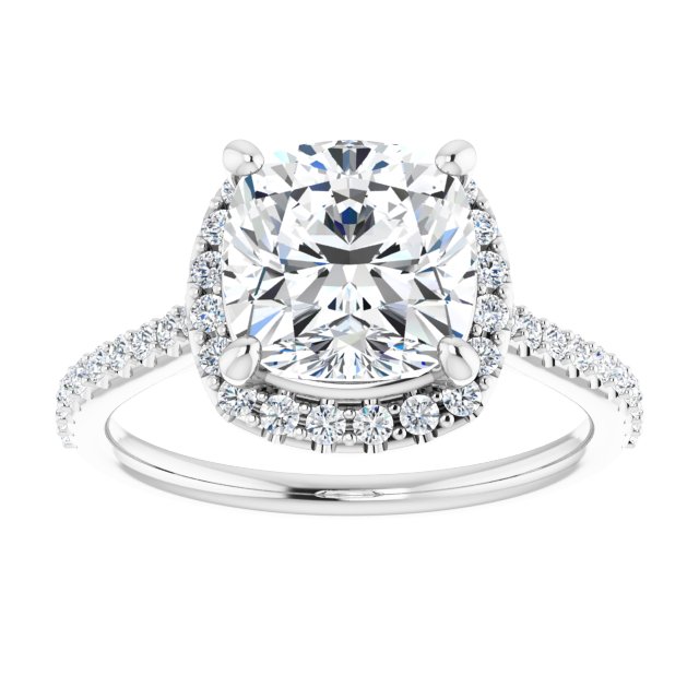 Halo-Style Engagement Ring