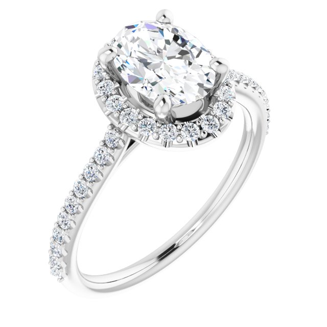 Halo-Style Engagement Ring