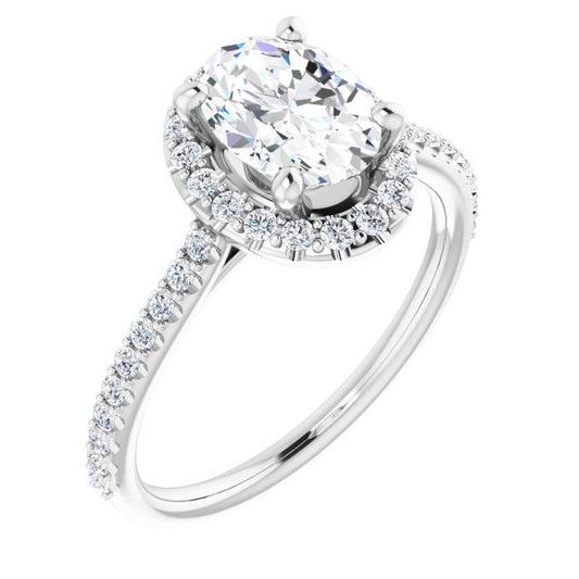 Halo-Style Engagement Ring