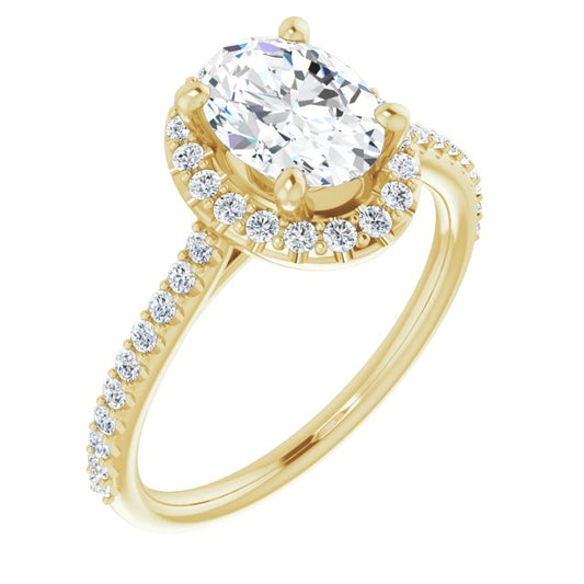 Halo-Style Engagement Ring