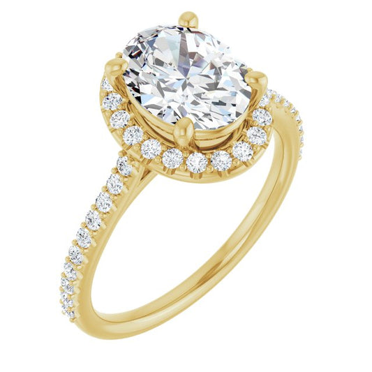 Halo-Style Engagement Ring
