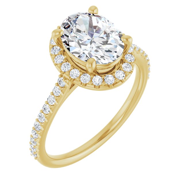 Halo-Style Engagement Ring