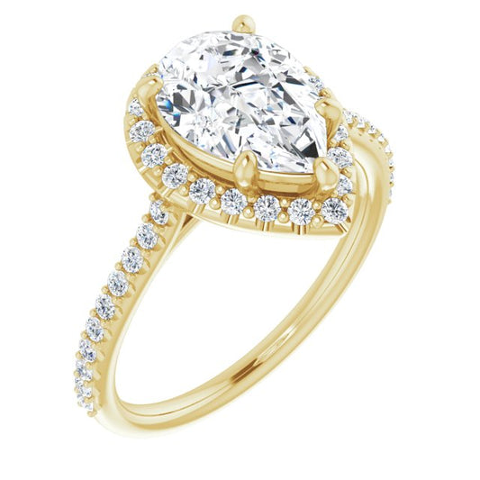 Halo-Style Engagement Ring