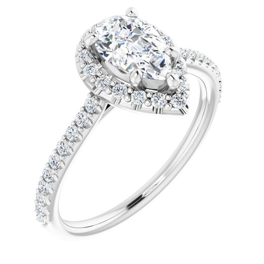 Halo-Style Engagement Ring