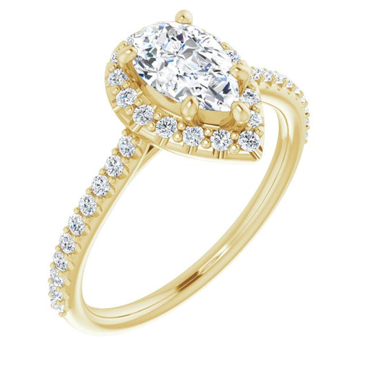 Halo-Style Engagement Ring