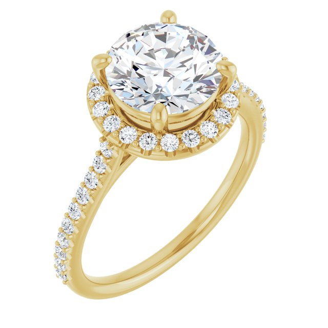 Halo-Style Engagement Ring