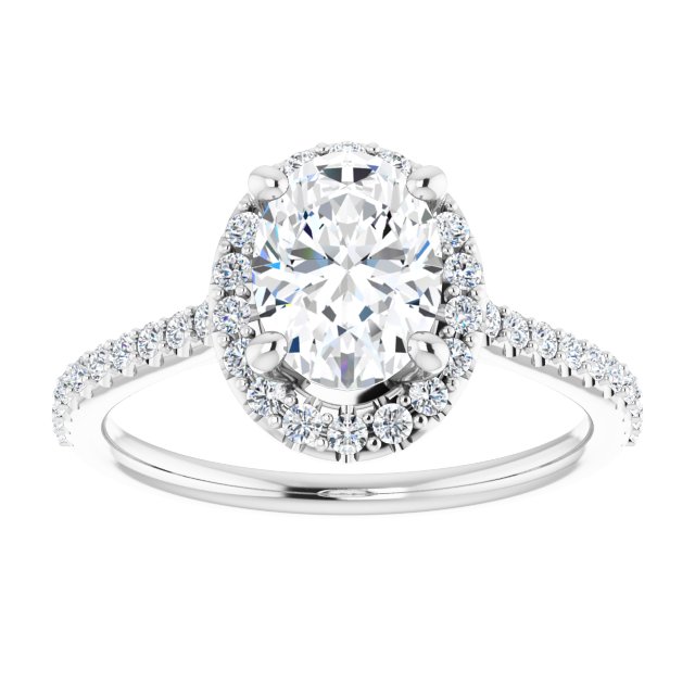 Halo-Style Engagement Ring