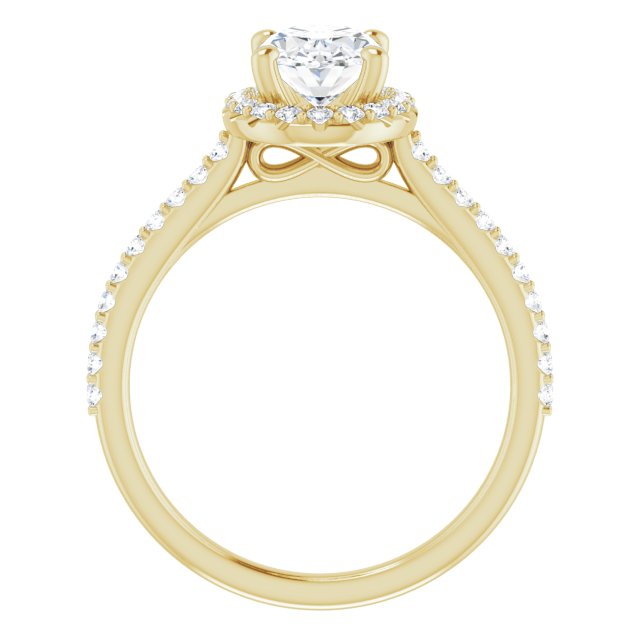 Halo-Style Engagement Ring