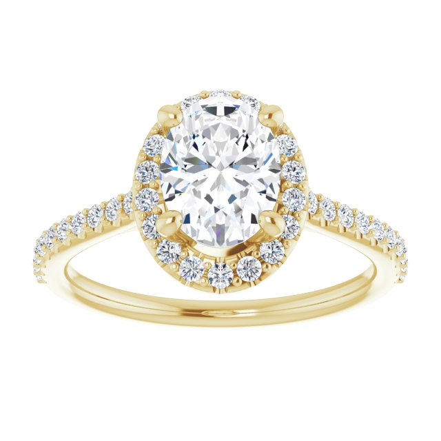 Halo-Style Engagement Ring