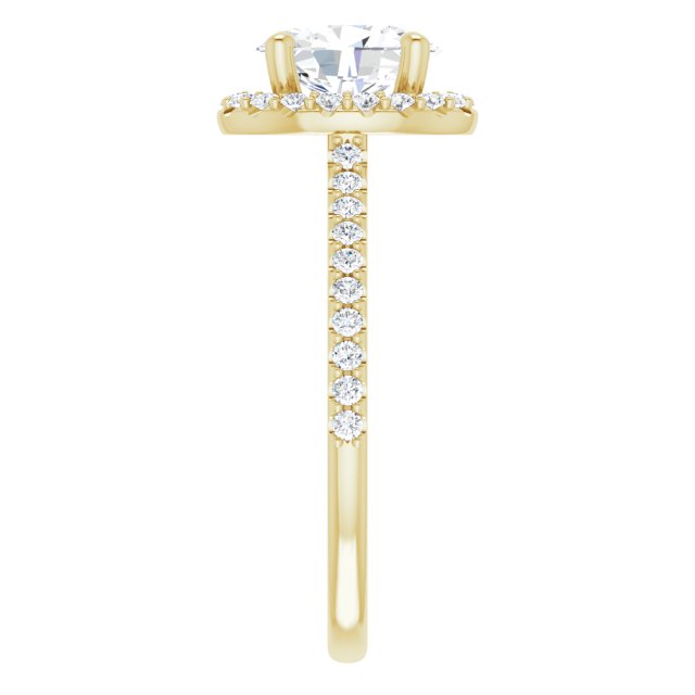 Halo-Style Engagement Ring
