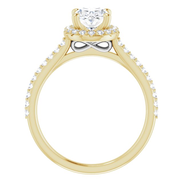 Halo-Style Engagement Ring