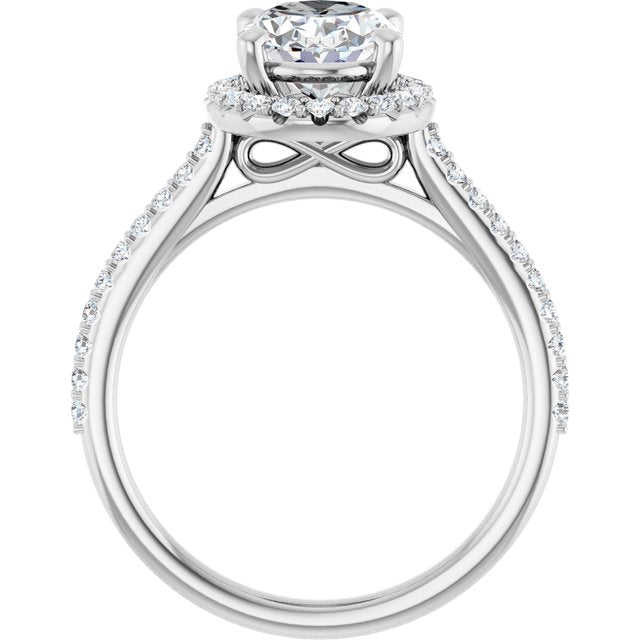 Halo-Style Engagement Ring