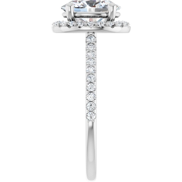 Halo-Style Engagement Ring
