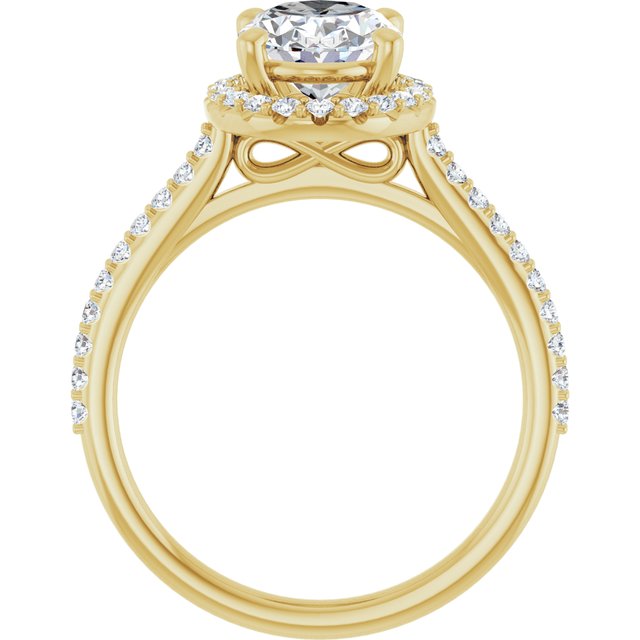Halo-Style Engagement Ring
