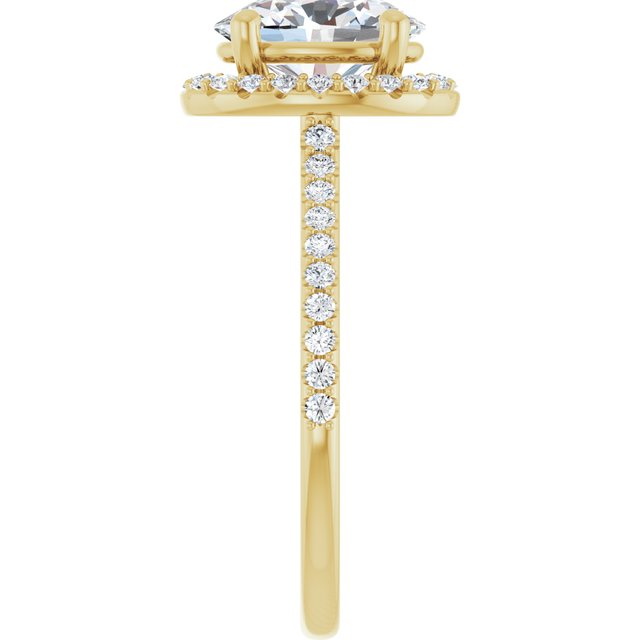 Halo-Style Engagement Ring