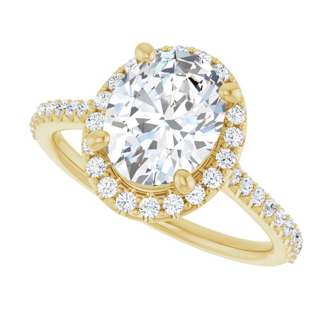 Halo-Style Engagement Ring