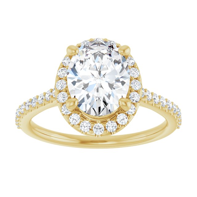 Halo-Style Engagement Ring