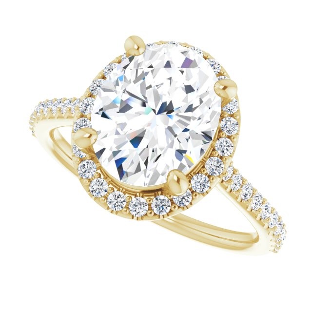 Halo-Style Engagement Ring