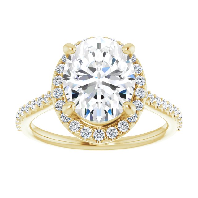 Halo-Style Engagement Ring
