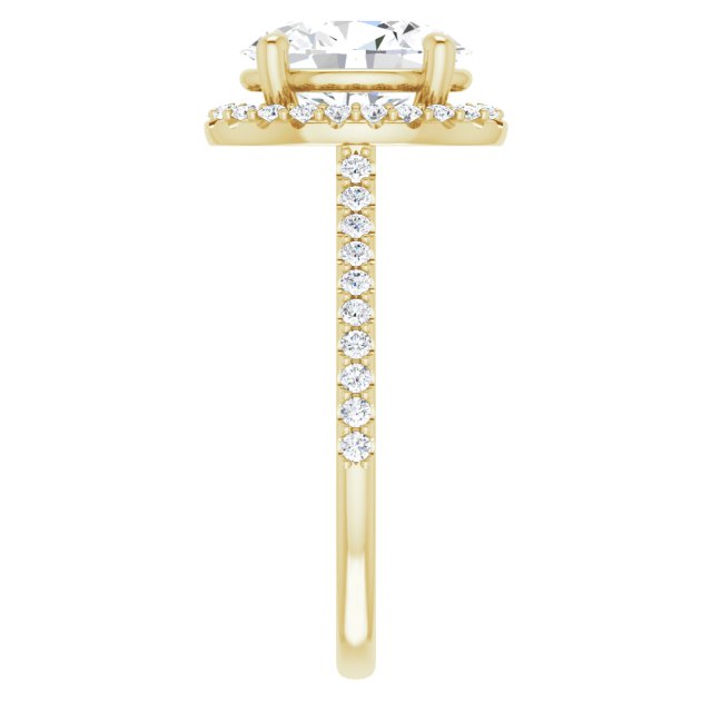 Halo-Style Engagement Ring
