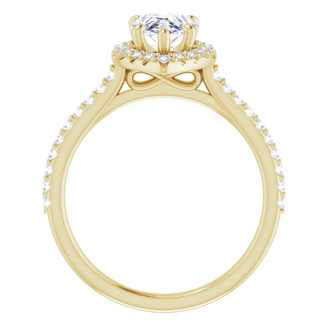 Halo-Style Engagement Ring
