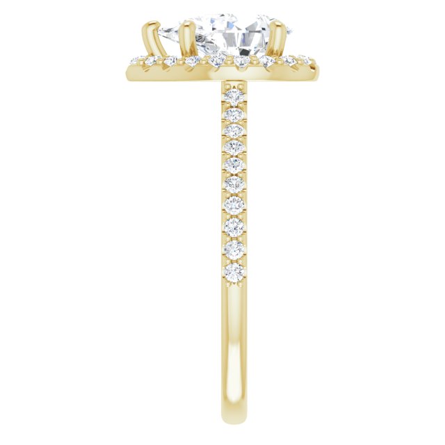 Halo-Style Engagement Ring