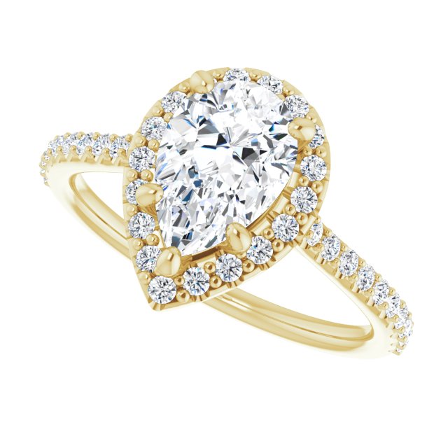Halo-Style Engagement Ring