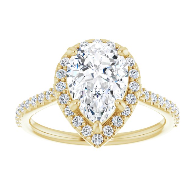 Halo-Style Engagement Ring