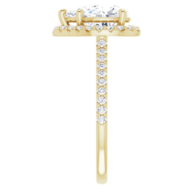 Halo-Style Engagement Ring