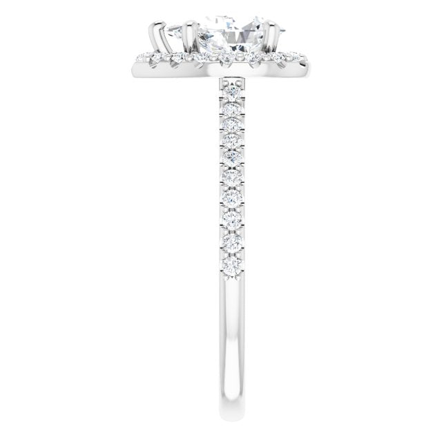 Halo-Style Engagement Ring
