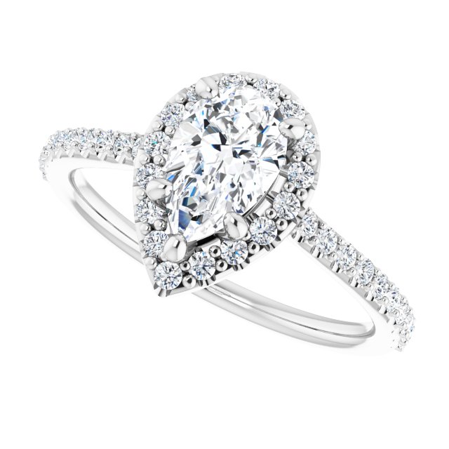Halo-Style Engagement Ring