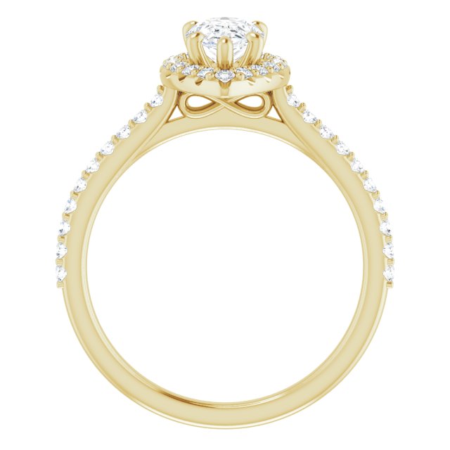 Halo-Style Engagement Ring