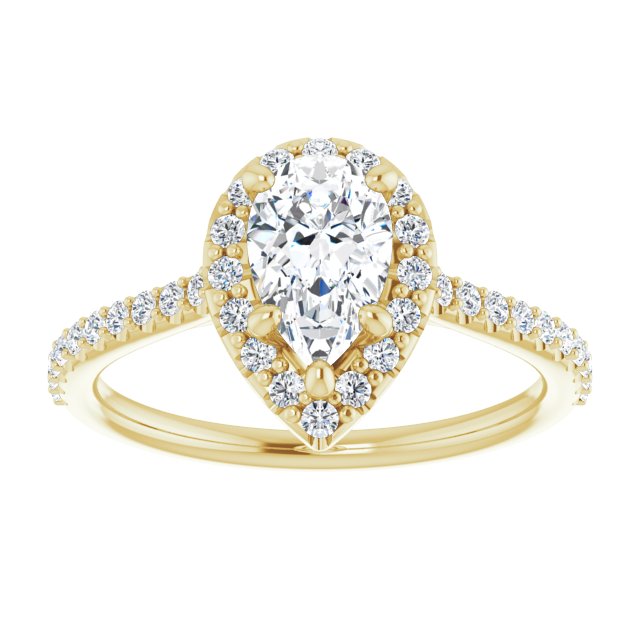Halo-Style Engagement Ring