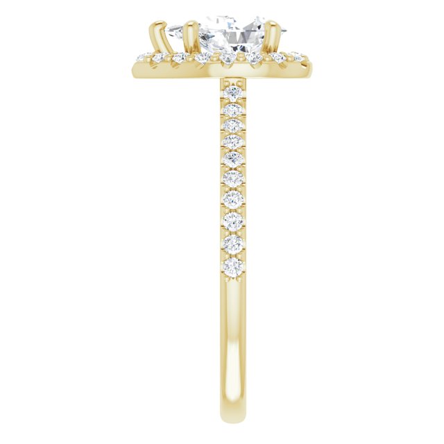 Halo-Style Engagement Ring